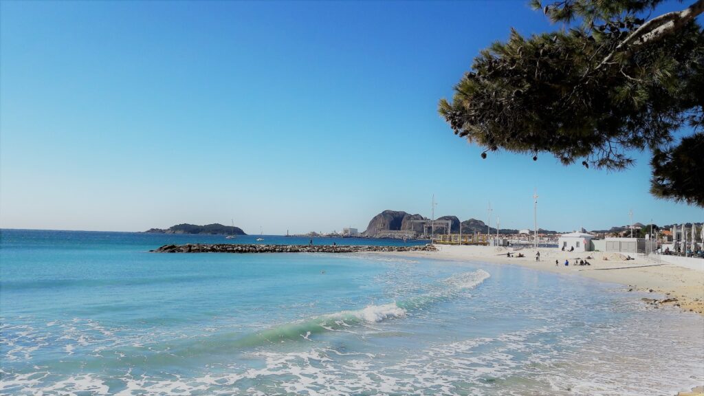 plage lumière La Ciotat