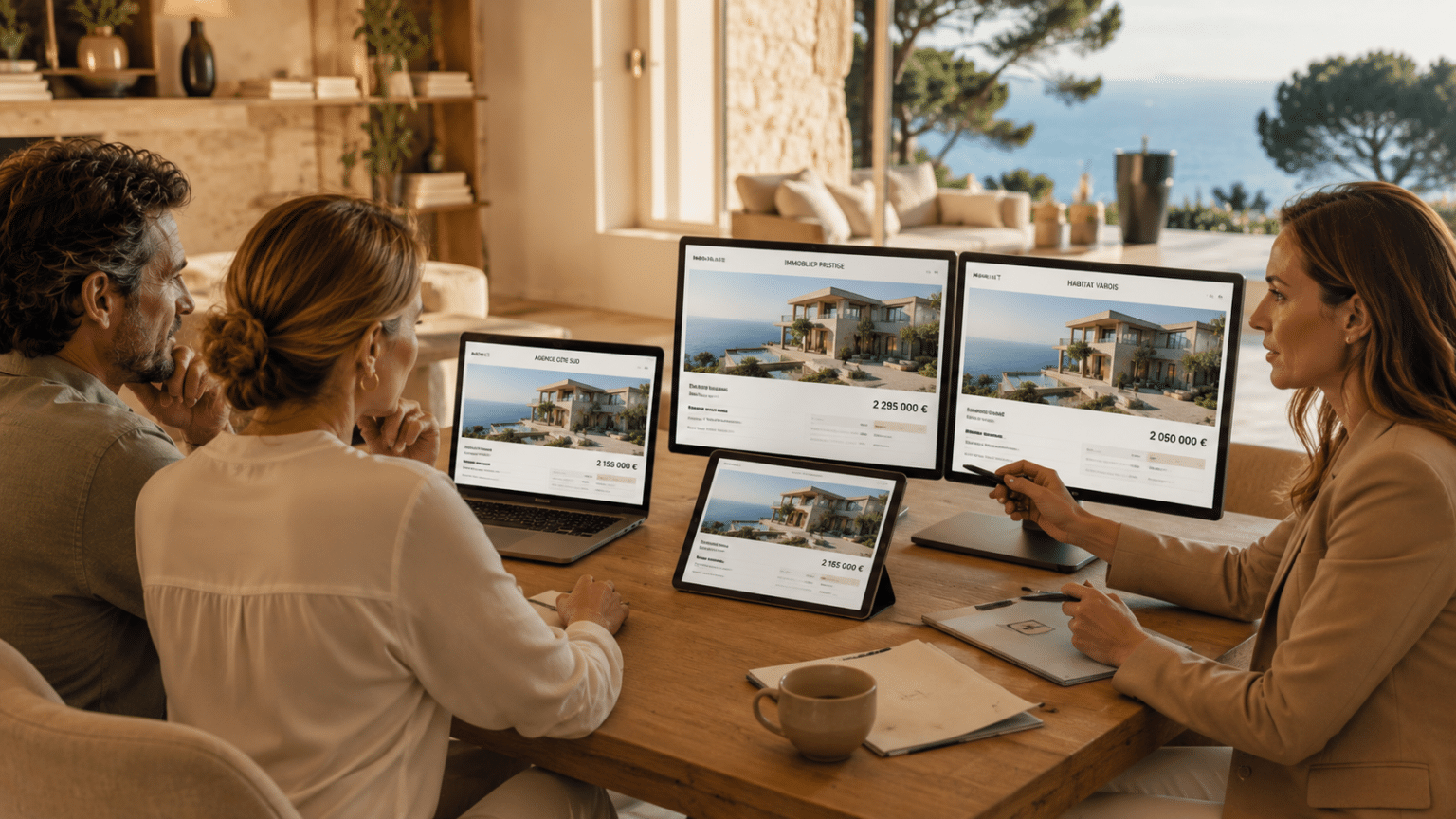 Maison affichée par plusieurs agences immobilières avec des prix différents dans le Var