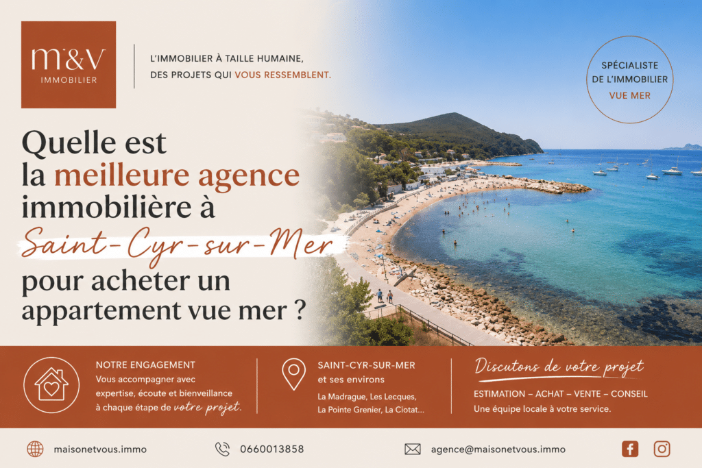 meilleure agence immobilière à Saint-Cyr-sur-Mer