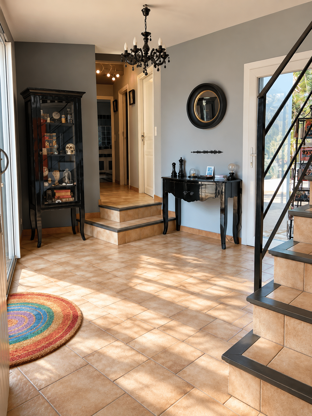 Villa d'architecte à vendre au Castellet : hall d'entrée · Maison & Vous