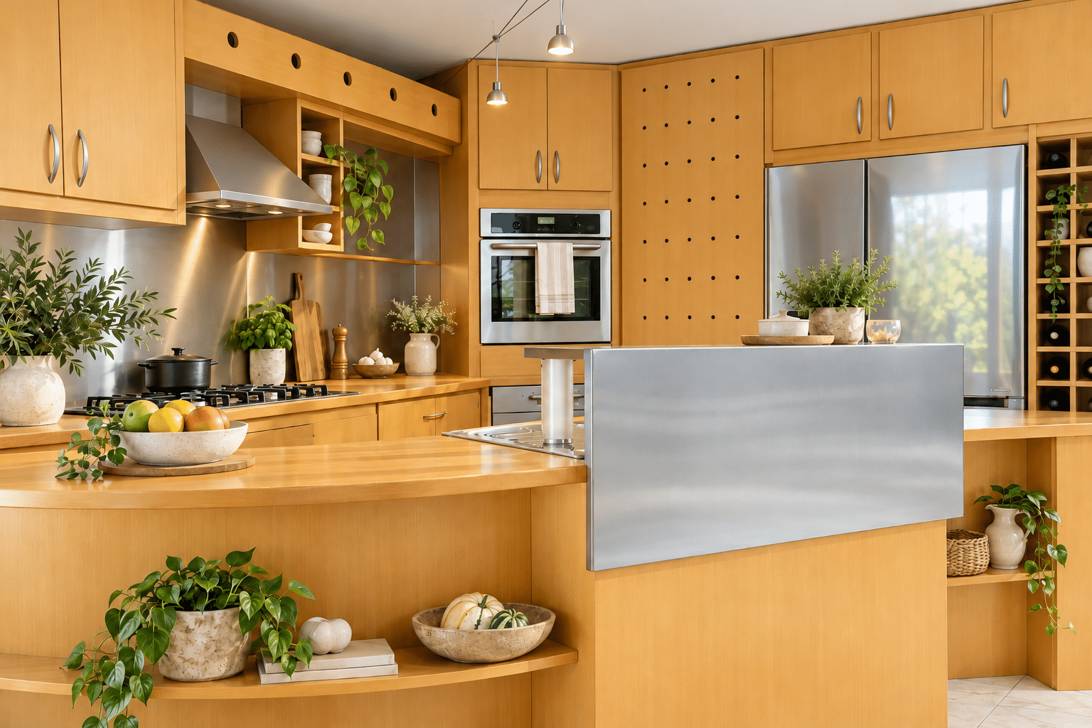 Villa d'architecte à vendre au Castellet : cuisine ouverte · Maison & Vous