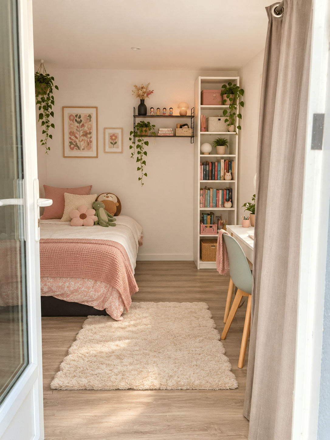 Villa d'architecte à vendre au Castellet : chambre vue depuis le couloir · Maison & Vous